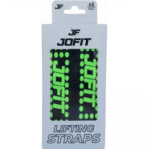 JOFİT LİFTİNG STRAP SİYAH - NEON YEŞİL